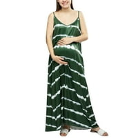 Manxivoo haljine žene O-izrez Vintage Tassels Flapper čipka haljina midi duljina za trudnice haljine za žene zelene boje