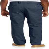 Big + visoke osnove DXL ravne hlače s plosnatim