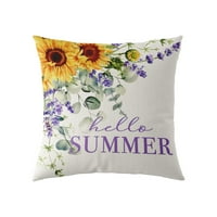 Koaiezne ljetni suncokret četverobojni cvijet jastučni vinova loza