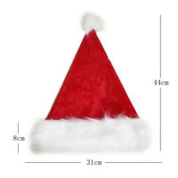 Farfi Božićni šešir Dekorativni topli unisni zimski božićni santa Claus kapa za djecu