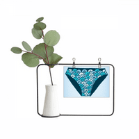Plavi plivarski trup ilustracijski uzorak metalni okvir za slike CERAC vazni dekor