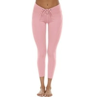 Yoga hlače plus veličina za žene labave joge hlače Žene čvrste hlače Fitness hlače Visoke trke na tajinu