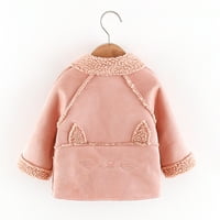 Akiihool Girls Jacket Girls Full zip hoodie jakna Outerwear kaput sa džepovima