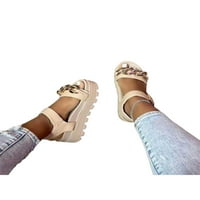 Žene Platforme Peep Toe, Ležerne sandale za ljetne plaže