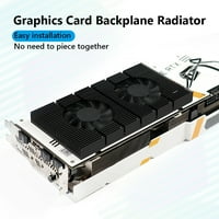 LTESDTRAW GPU Backplane hladnjak radijatora za grafičku karticu serije RT