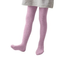 Djevojke hlače učvršćivačima u boji pletene tople bešavne rastezme zimske čarape djeca djeca sva sezona
