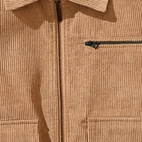 Muški kaputi zimski čišćenje Novi modni casual kaput dugi corduroy rever kaput za dugih rukava beskratna odjeća i jakne do 65% popusta