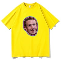Jhpkjcursed meme facebook meme colorful marka Zuckerberg majica muškarci žene smiješne casual majice