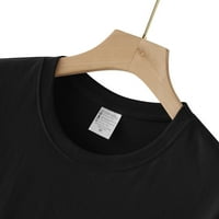 Spande majica za žene majice kratkih rukava Thirts Okrugli izrez Novogodišnji vrhovi Ležerne prilike