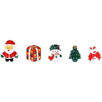 Mini Santa Claus Privjesci Božićno drvce Viseće ukrašavanje obojeno mini santa za odmor za odmor