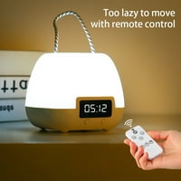 Tureclos Night Light Remote Control Rasvjeta Memorijska lampica LED lampica Glatka površinska privjesak