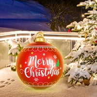 TopCobe unutarnje vanjsku naduvanu LED božićnu kuglu, osvjetljavanje PVC-a Velike Xmas Ball W Daljince