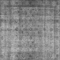 Ahgly Company Zatvoreni kvadrat Perzijski sivi tradicionalni prostirci područja, 3 'kvadrat