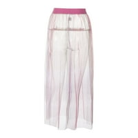 Ženska mreža Tulle suknja Bikini pokriva prozirne suknje visokih struka