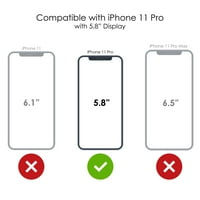 Razlikovanje Custom kožnim naljepnicama Kompatibilan je s Otterbo simetrijom za iPhone Pro - Pink Purple