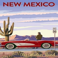 Novi Meksiko, matični put, ruta 66, klasični automobil