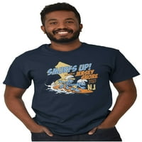 New Jersey Shore NJ Smurfs surfanje muškim grafičkom majicom Tees Brisco Brends 2x
