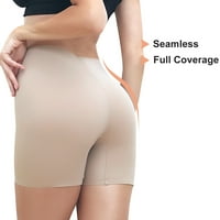 Gole klizne kratke hlače za žene ispod haljine bešavne klizave za promenu sigurnosne pantalone trbuh