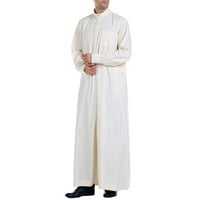 Muški dugi rukav odozgo začišta muški muslimanski ogrtač sa gumbom Dugi džep s dugim rukavima Dugi modni