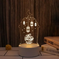 Sarkoyar noćno svjetlo, ornament lampe za finu izradu 3D efekt Drvo ukrasno stajaće noćno svjetlo Domaćinstvo