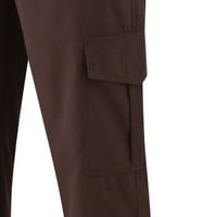 Teretne hlače za muškarce muške više džepne hlače ravno-noga kombinezona Sportske parkourne fitness hlače