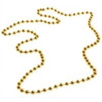 Ogrlice od metalnih perlica - zlato