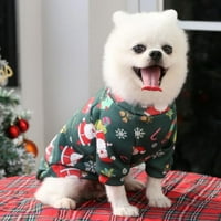Prosvijetljeni božićni pas kaput zimski kućni ljubimac za pse pasm xmas kostim pas yorkie chihuahua