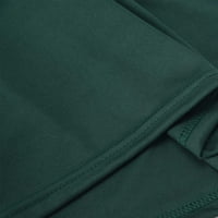 Penkiiy muns kratki setovi odjeće muškarci casual okrugli vrat čvrsta majica kratkih rukava i hlače postavljene zelene muške setove