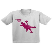 Newkward Styles Košarka Dinosaur Majica za mlade Dinosaur za dječake Košarkaški ventilatori Djevojke
