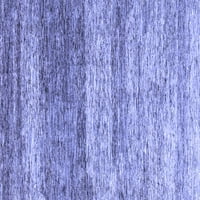Ahgly Company u zatvorenom pravokutniku Orijentalno plava modernih prostirki, 4 '6'