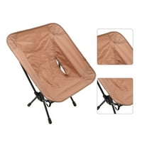Kamping stolica, ergonomska sklopljiva nošenje otporni na aluminijski nosač od legura sklopiva sjedišta za plažu za bbq zabave Boja pijeska