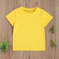 0-5y ljetne djece dječje dječačke majice majice na vrhu pulover sa čvrstim kratkim rukavima