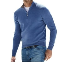 HONEELADYY RAGLAN ruhove majice muškarci, muški modni vuneni džemper spajaju se ovratnik čvrsti dugi