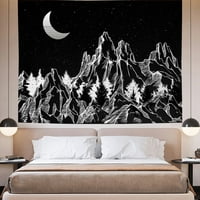Lunarni pejzažni zid viseći tapiserija sa izvrsnim tiskarskim zidom viseći tapiserija za plafon za spavaonice