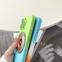 Magnetic iPhone Pro CASE [kompatibilan sa magsafe], slatka kofer boja za žene i muškarce, mekani TPU