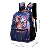 Biventing Store Slatka školska torba za tigra za djevojke Dječje školske ruksak Osnovna torba za knjige