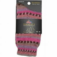 - HIMALAYA vunene bambusove čarape, ružičasti užitak - mali medij