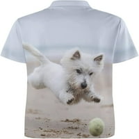 Puppy Dog Muška majica kratkih rukava Ležerna polo majica TEE majice vrh