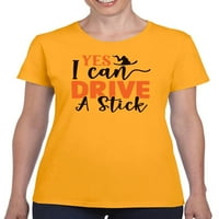 Da, mogu voziti majicu za palicu žena -image by shutterstock, ženska mala
