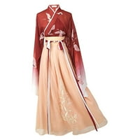 Ženska suknja Škola Srednje Hanfu struka-duljina drevnih učenika suknja od odijela s ravnom rukavom ženska odijela i setovi