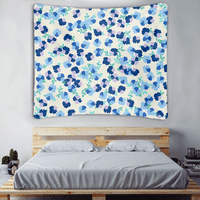 Biljna cvjetna tapiserija visokokvalitetna visina za spavaću sobu, dnevni boravak Dekor Wallfor Home