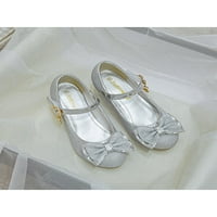 Ymiytan Deca Mary Jane Sparkle princeze cipela za cipele haljina cipele za zabavu Udobnost Glitter srebro