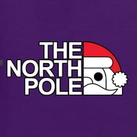 Wild Bobby Logo Parody Santa Claus The North Pole Božićni muškarci Grafički tee, ljubičasta, XX-velika