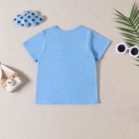 Leesechin Toddler Boys Odjeća za čišćenje odjeće Dječje dječje dječake Modni slatki kratki rukav Ispiši