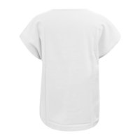 SunhillsGrace majice za žene Ležerne prilike sa čvrstim V-izrezom kratkih majica s rukavima Bluza s