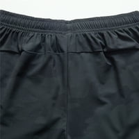 Lu's Chic Muške atletske kratke hlače Capri sa patentnim džepom Pješačenjem trčanja Teretana Ljeto ispod
