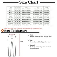 Tajice za žene plus veličine žene mršave traperice plus veličine modne casual olovke hlače sivi xs