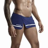 Wofedyo Muški kratke hlače Muške kuće Hlače hlače Hlače Sportski modni stil Početna Muške hlače Plava