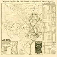 Željeznički vodič Texas - Sweet - 23. 32. - sjajni satenski papir