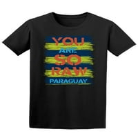 Paragvaj, tako si sirova majica muškarci -image by shutterstock, muški xx-veliki
